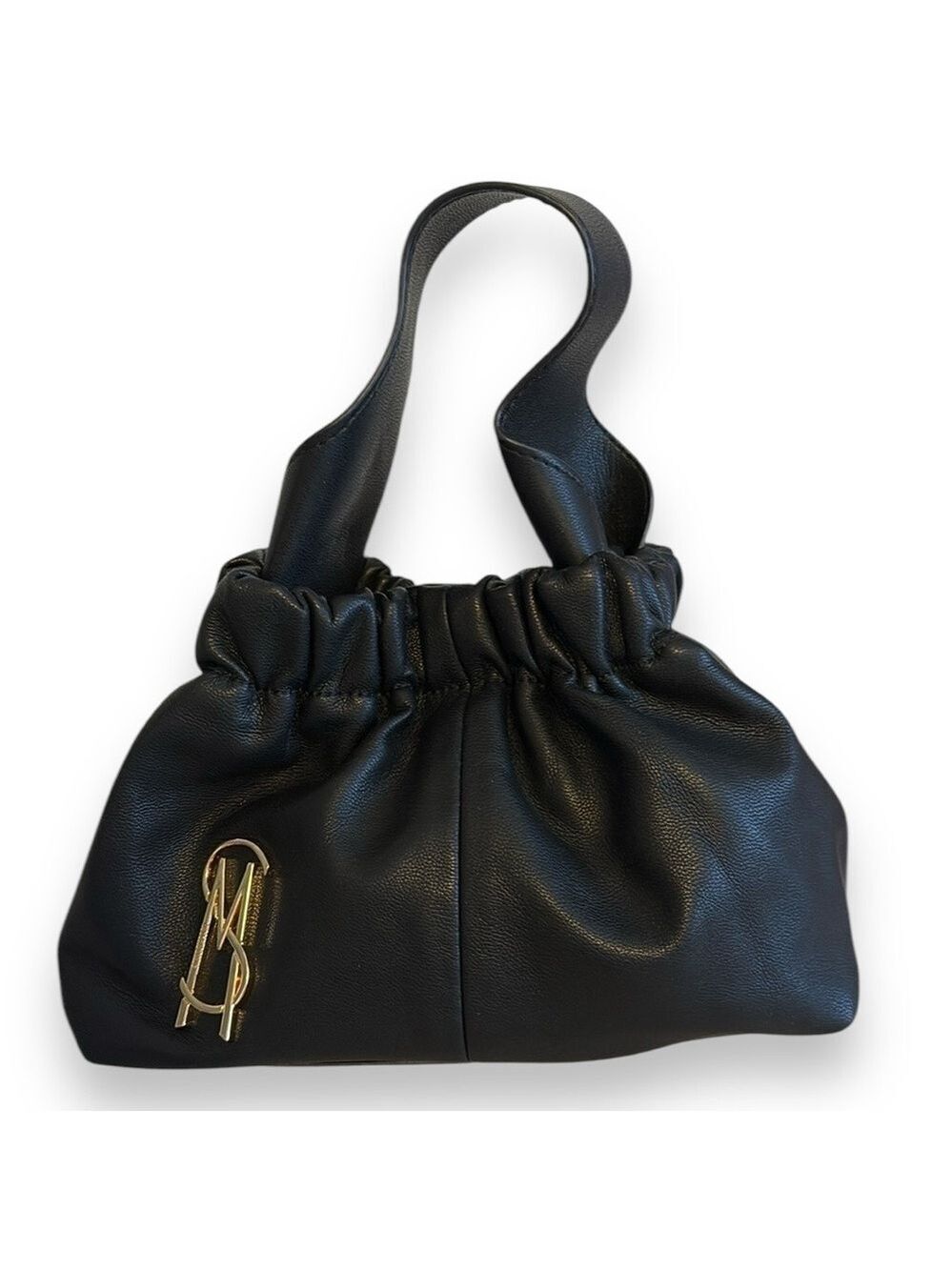 Steve Madden Bag Mini Evening Gold Tone Black